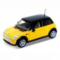 Welly - modely aut 1:34-39 - Mini Couper - žlutý 